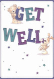 Warm and inviting, this get well card brings to mind the comforting presence of a thoughtfully arranged bouquet from a Cubitt Town florist. At its centre, a joyous teddy bear and an exuberant puppy interact with oversized, colourful letters spelling 'Get Well'-the indigo and teal hues glowing against a creamy, light-filled backdrop reminiscent of peaceful strolls through Island Gardens. Sprinkled throughout are playful stars in blues and purples, each one a visual expression of hope and encouragement, much like the local well-wishes that circulate around the heart of Cubitt Town. The rich textures of the illustrations-soft plush fur and velvety ears-create a sense of gentle touch, providing emotional solace. This card is more than a simple greeting; it is a hand-delivered message of kindness and optimism, designed to make anyone recovering nearby feel uplifted, cherished, and connected to the supportive spirit of their neighbourhood.